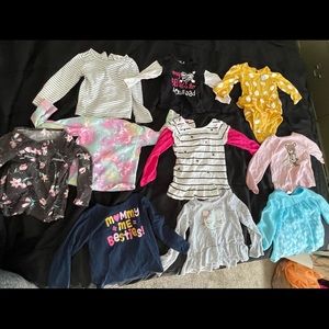 Toddler girl shirt lot